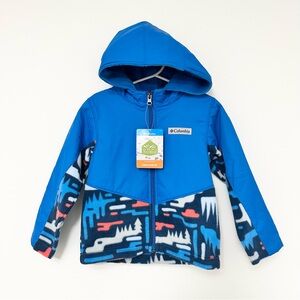 Columbia Blue Patterned Kids Jacket